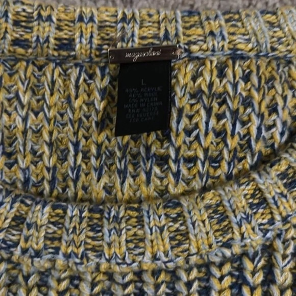 NWOT Magaschoni Women’s Chunky Wool Blend Sweater Size Large - Picture 6 of 7